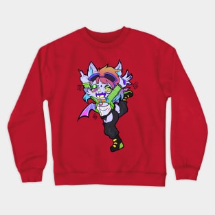 bat rave panic! Crewneck Sweatshirt